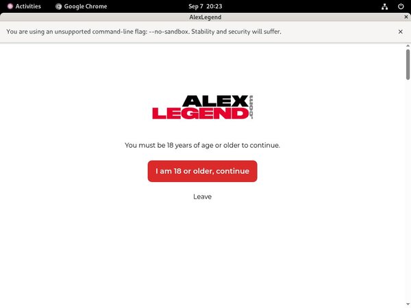 Alexlegend.com Wnu.com Page