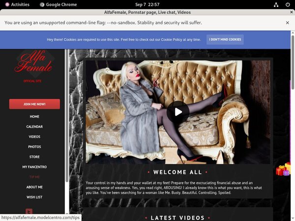 Alfafemale.modelcentro.com Trial Discount