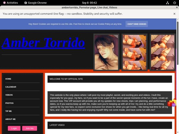 Ambertorrido Paypal Signup