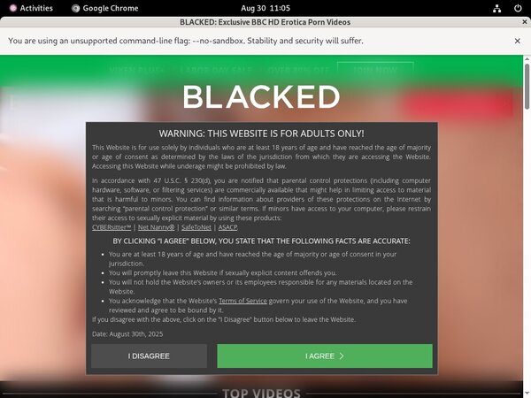 Blacked.com Pay Site