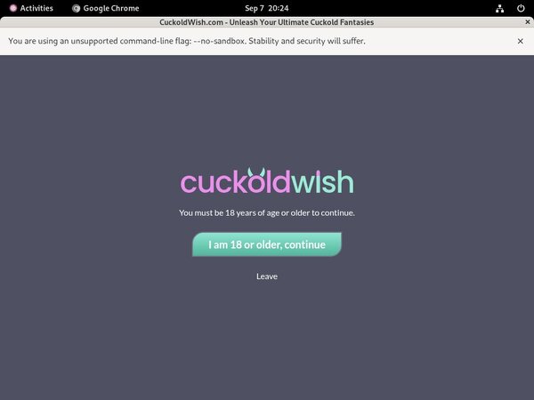 Cuckold Wish Discount Members