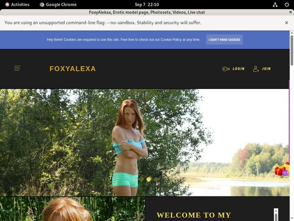 FoxyAleksa Create Account