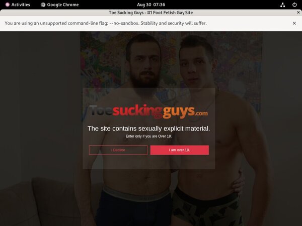 Free Login For Toesuckingguys
