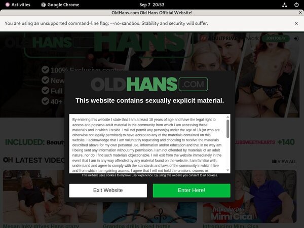 Free Old Hans Login And Pass