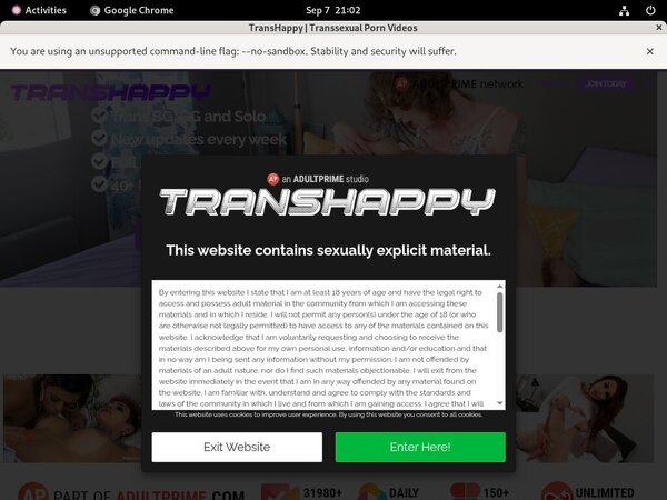 Free Trans Happy Logins