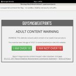Guysinsweatpants Checkout Page