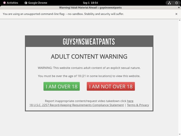 Guysinsweatpants.com Online Video