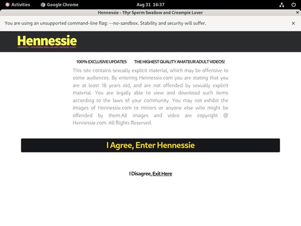 Hennessie Get A Password