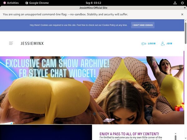 Jessieminxxx.com Account Login