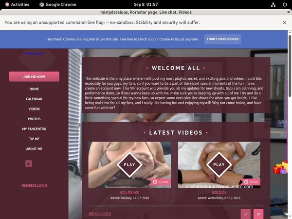 Join Mistydareious Free