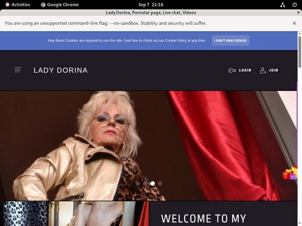 Lady Dorina User Name Password