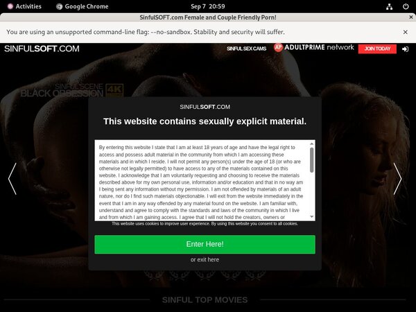 Login Sinful Soft Free Trial