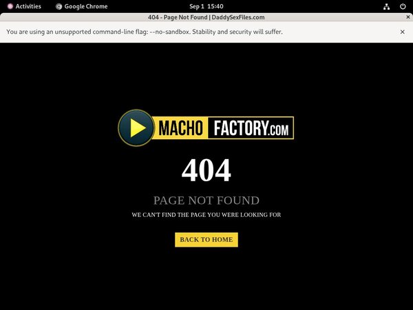 Machofactory.com Get Password