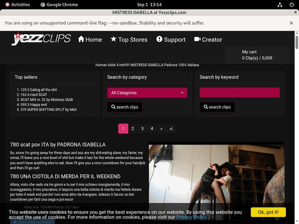 Mistress Isabella Paypal Option