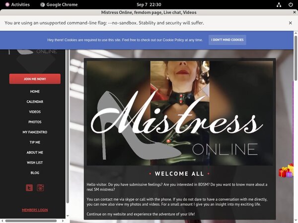 Mistressonline With Westbill