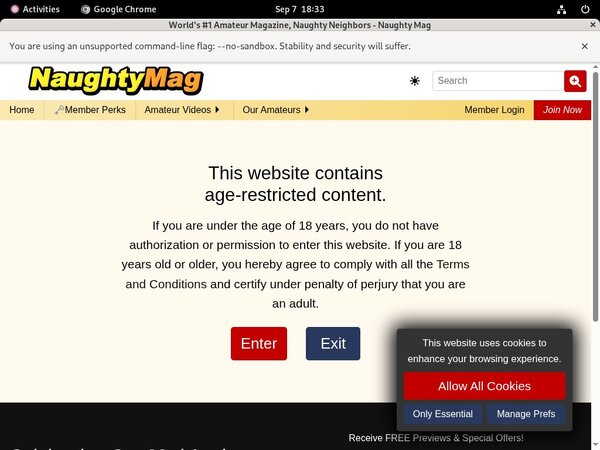 Naughty Mag Membership Trial