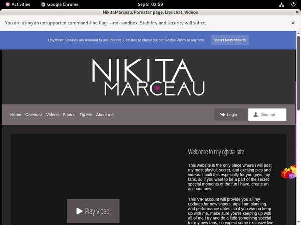 NikitaMarceau Free Account Login