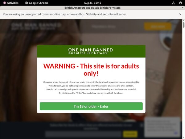 One Man Banned Xxx Hd