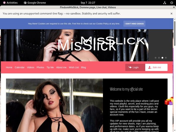 Premium Accounts Free Mistresssslick.com