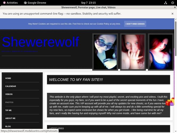 Shewerewolf With JCB Card