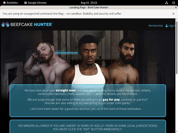 Sign Up Beefcakehunter Free