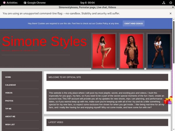 Simonestylesxxx.modelcentro.com Discount Url