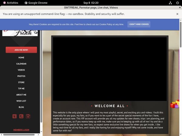 Swtfreakxxx.com Free Trial Pass