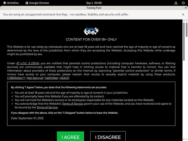 Twinky Feet With Pay Pal