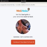Well Hello User Name Password