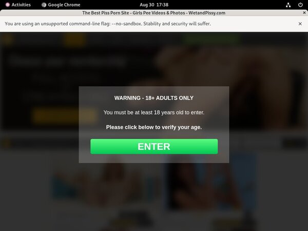 Wet And Pissy Free Trial Pass