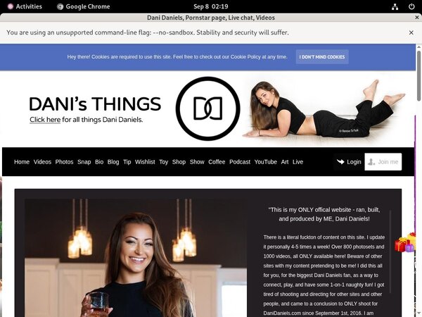 Dani Daniels Using Discount