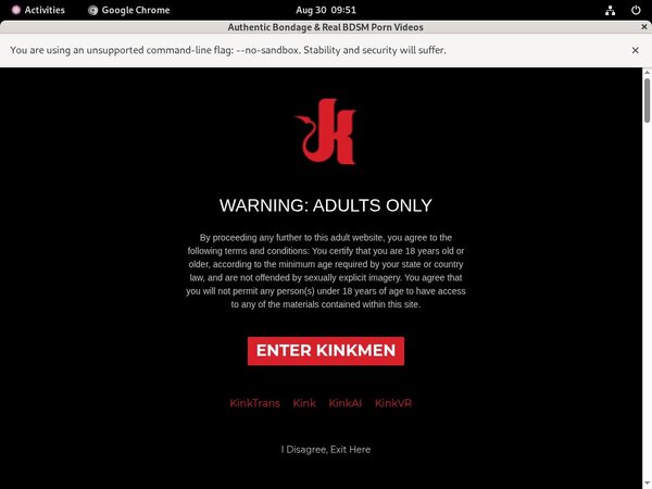 Kink Men Account Gratis