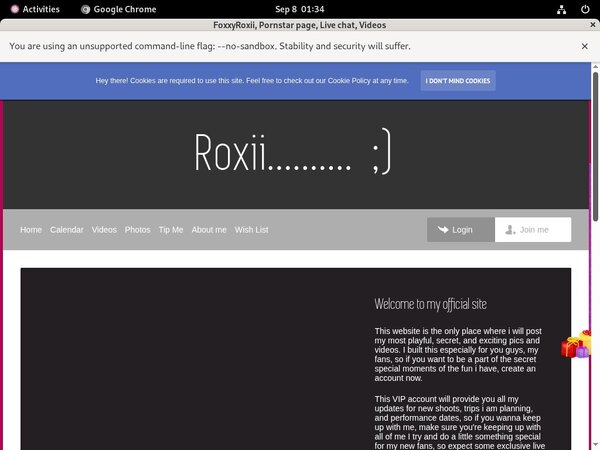 Promo Codes FoxxyRoxii