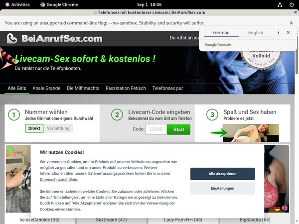 Register For Bei Anruf Sex