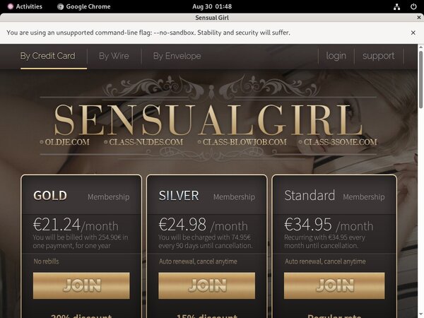 Sensualgirl.com User Pass