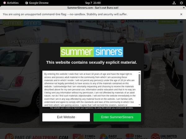 Summersinners.com Trial Member