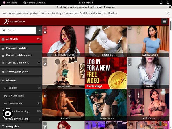 X Love Cam Premium Passwords