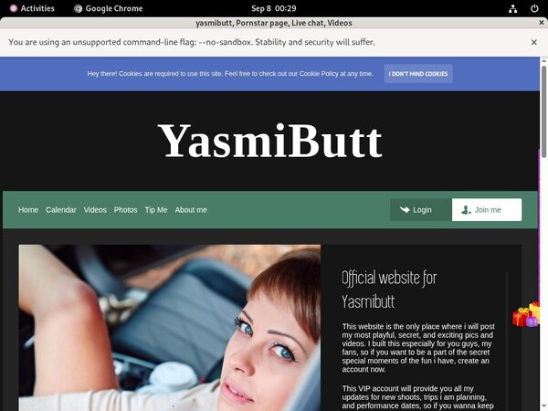 Yasmibutt.modelcentro.com Discount Join Page