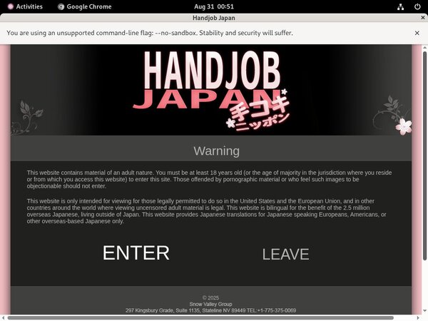 Free Login For Handjobjapan.com